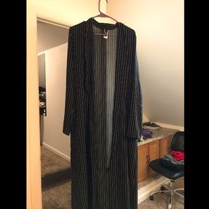 Long striped jacket